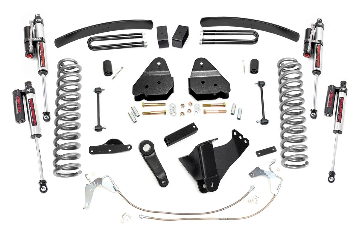 Fits Ford F-250/F-350 SD (08-10) 4.5" Lift Kit; W/O Overloads; Vertex; 47850