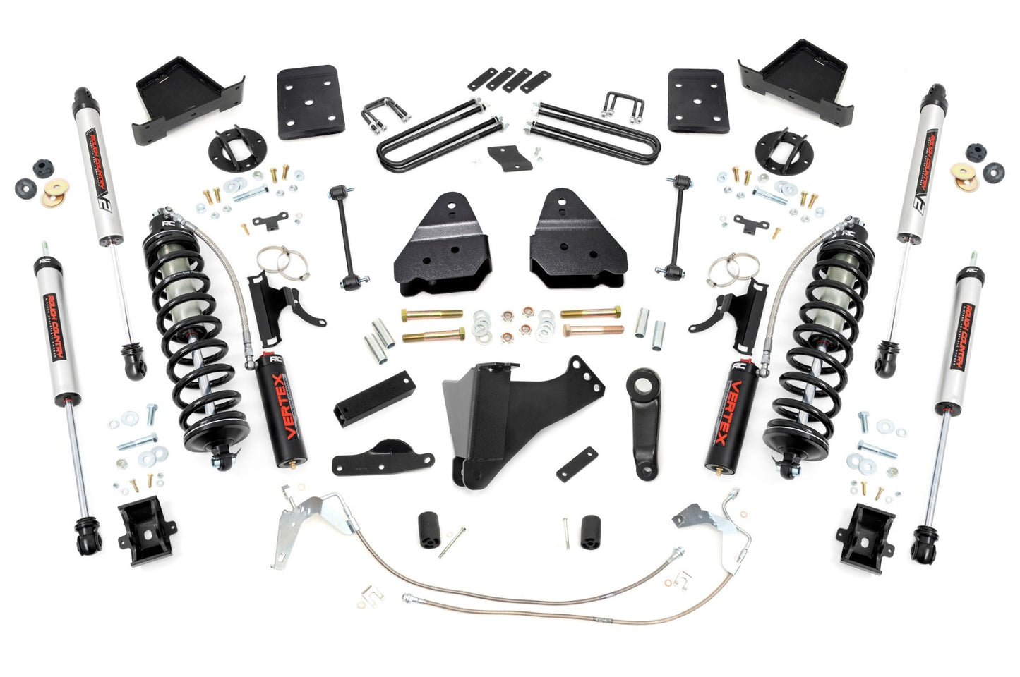 Fits Ford F-250/F-350 SD (08-10) 4.5" Lift Kit; W/O Overloads; C/O V2; 47858