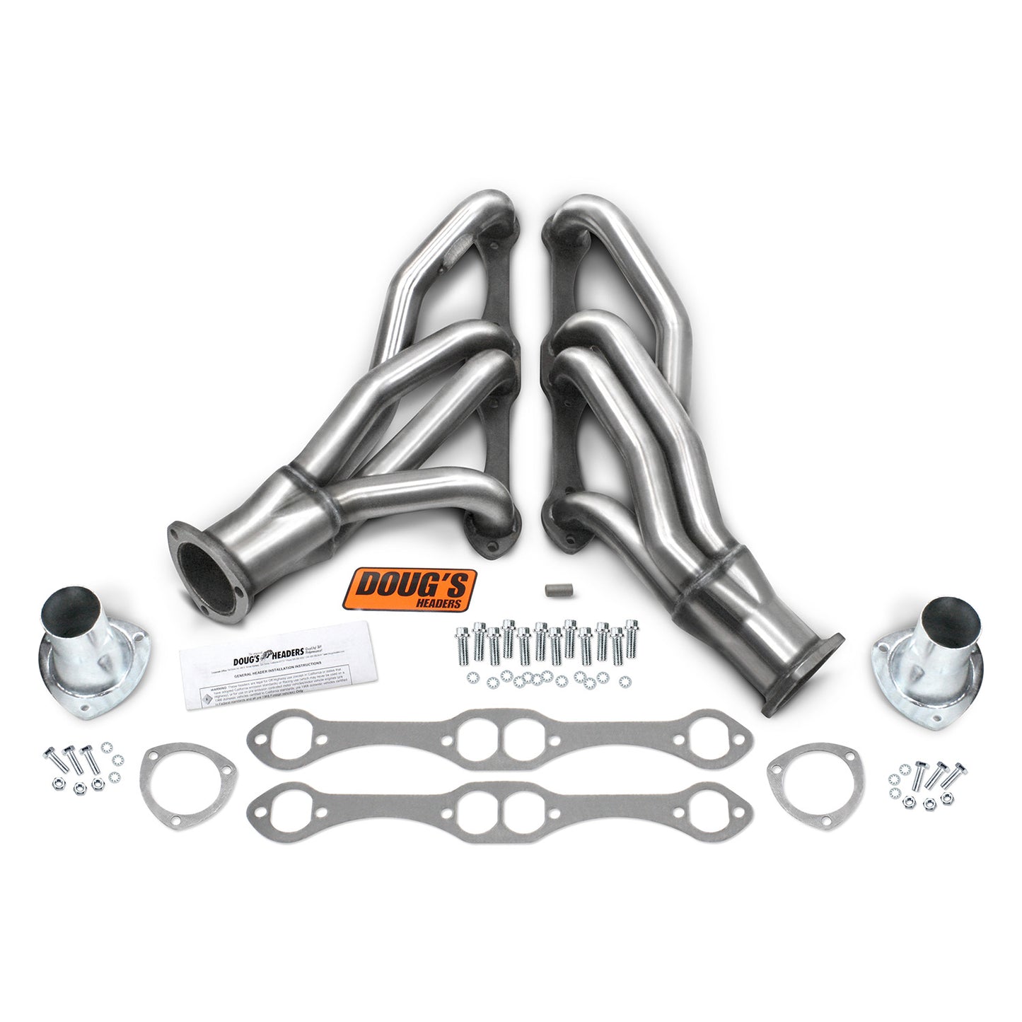 Mid-Length Headers for 64-92 GM F G/A Body 265-400 SBC 1-5/8in Primary D304-SS