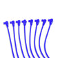 Spark Plug Wire Set Universal 8mm Silicone Spiro Pro 350 ohm/ft Blue 74606