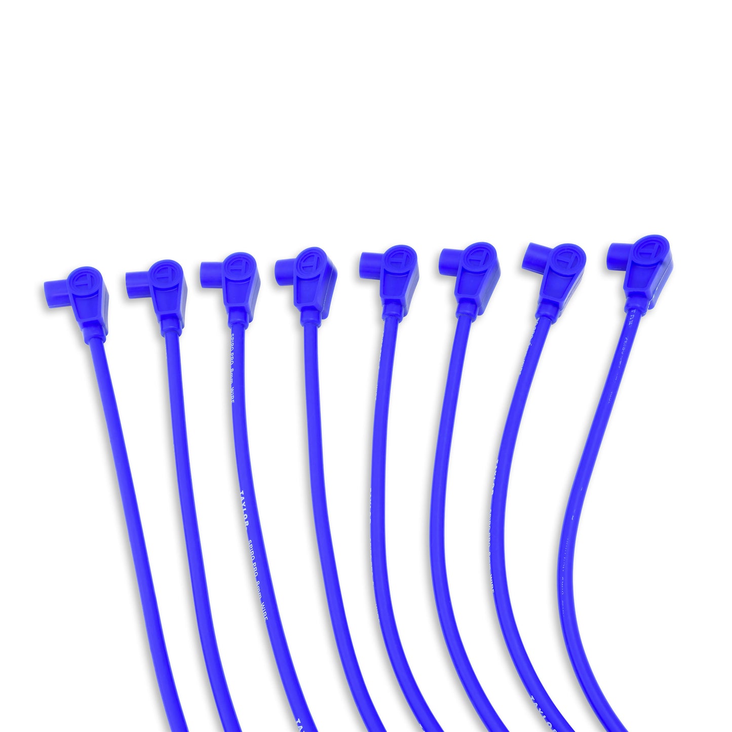 Spark Plug Wire Set Universal 8mm Silicone Spiro Pro 350 ohm/ft Blue 74606