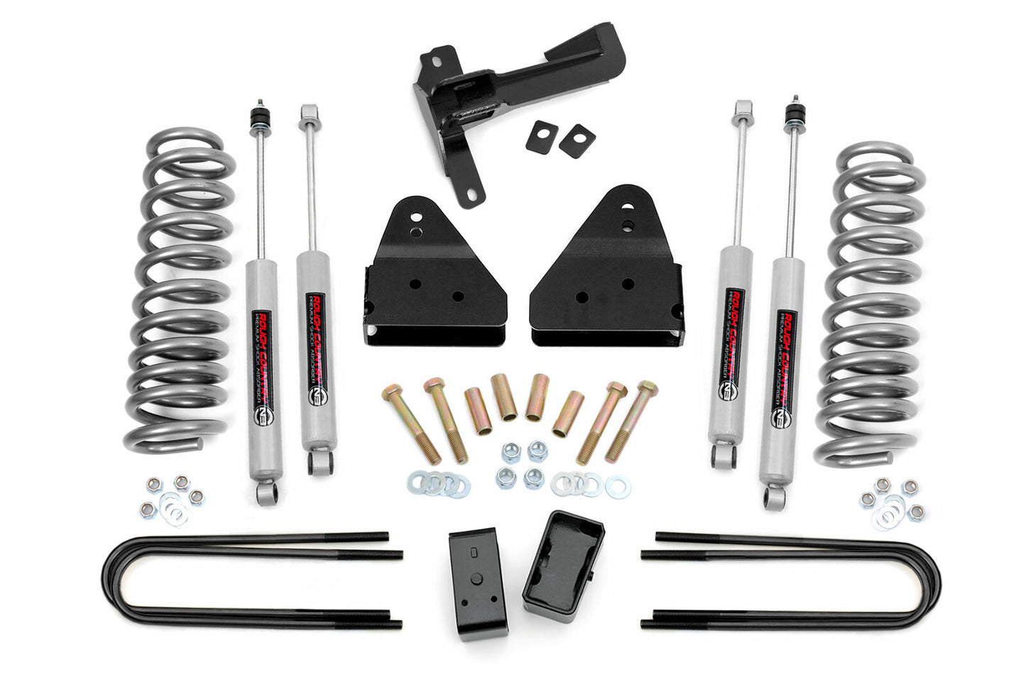 Fits Ford F-250/F-350 SD 4WD (2005-2007) 3" Lift Kit; FR Springs; 486.2