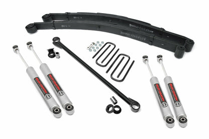 Fits Ford F-250/F-350 SD 4WD (99-04) 2.5" Leveling Kit; Leaf Spring; 489.2