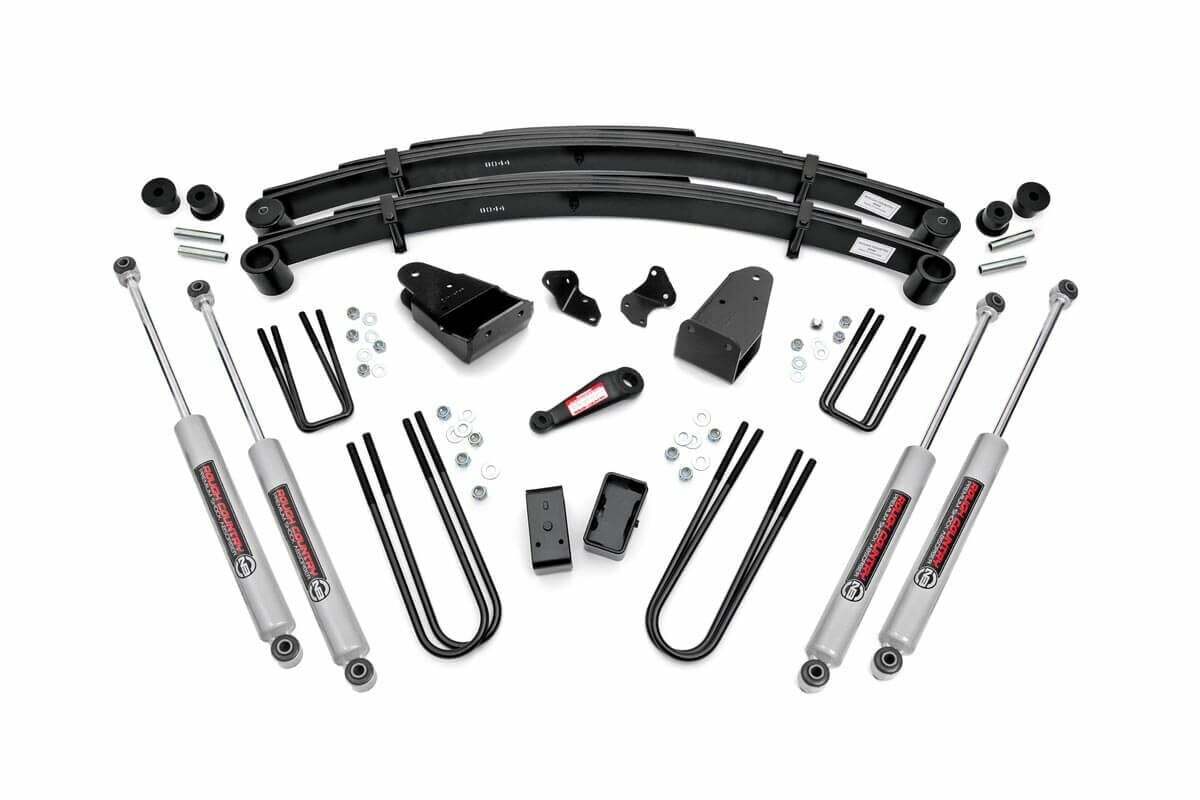 Fits Ford F-250 4WD (1980-1986) 4 Inch Lift Kit; 4908030