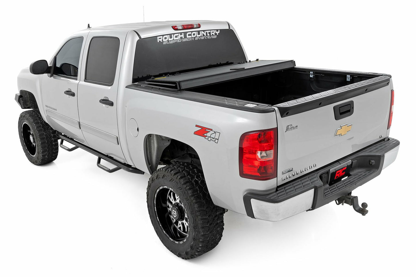 Fits Chevy/GMC 1500 (07-13) Hard Tri-Fold Flip Up Bed Cover; 5'9" Bed; 49113551