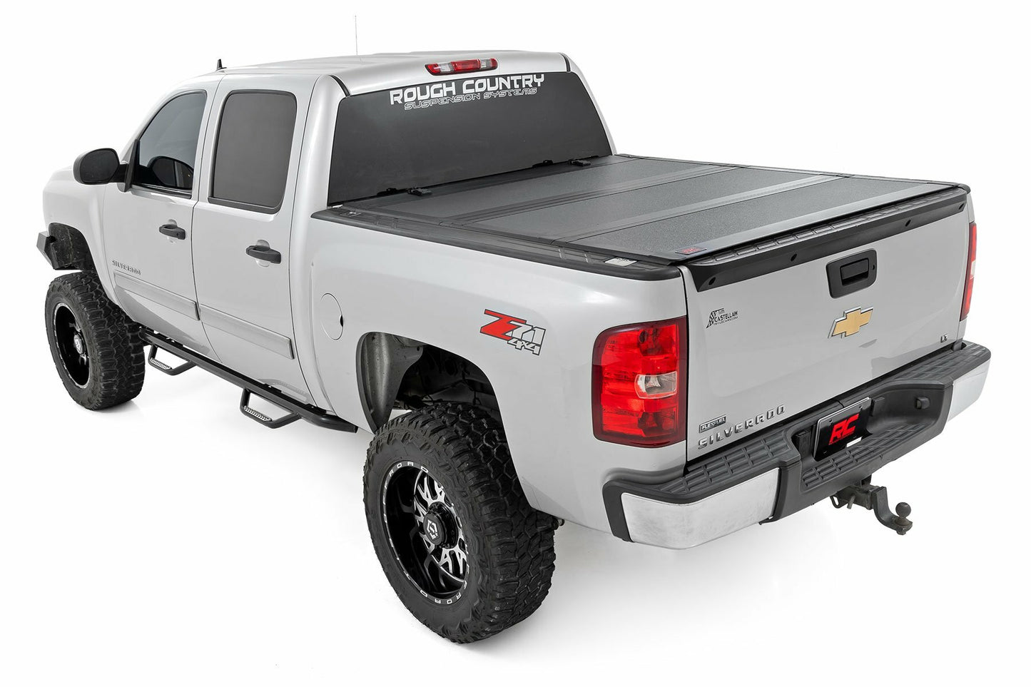 Fits Chevy/GMC 1500 (07-13) Hard Tri-Fold Flip Up Bed Cover; 5'9" Bed; 49113551