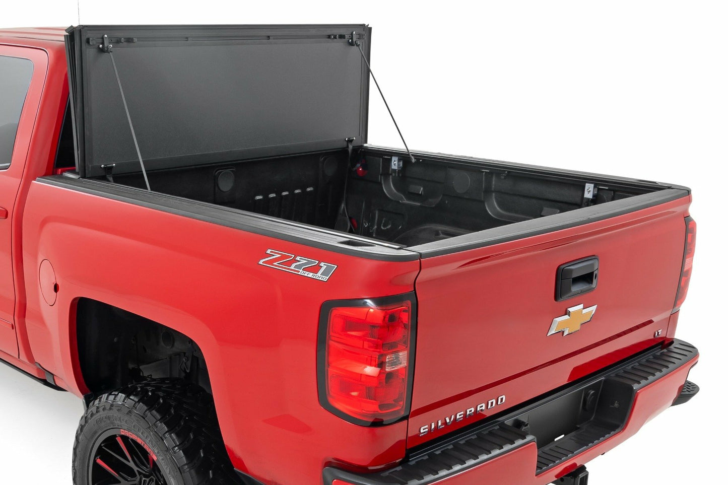 Fits Chevy 1500(14-18 &Classic) Hard Tri-Fold Flip Up Bed Cover 5'9"Bed 49119551