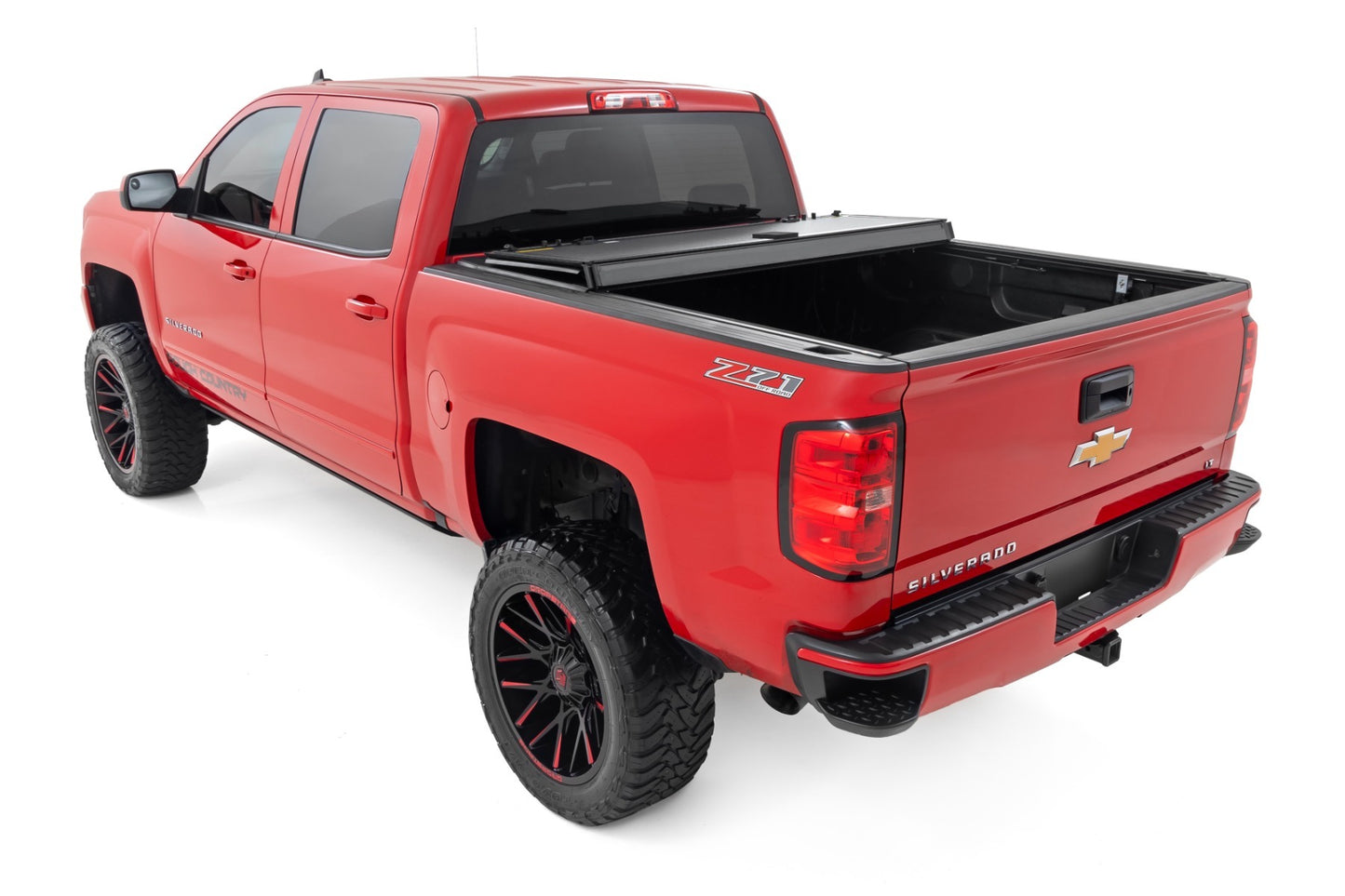 Fits Chevy 1500 (14-19) Hard Tri-Fold Flip Up Bed Cover 6'7" Bed 49119651