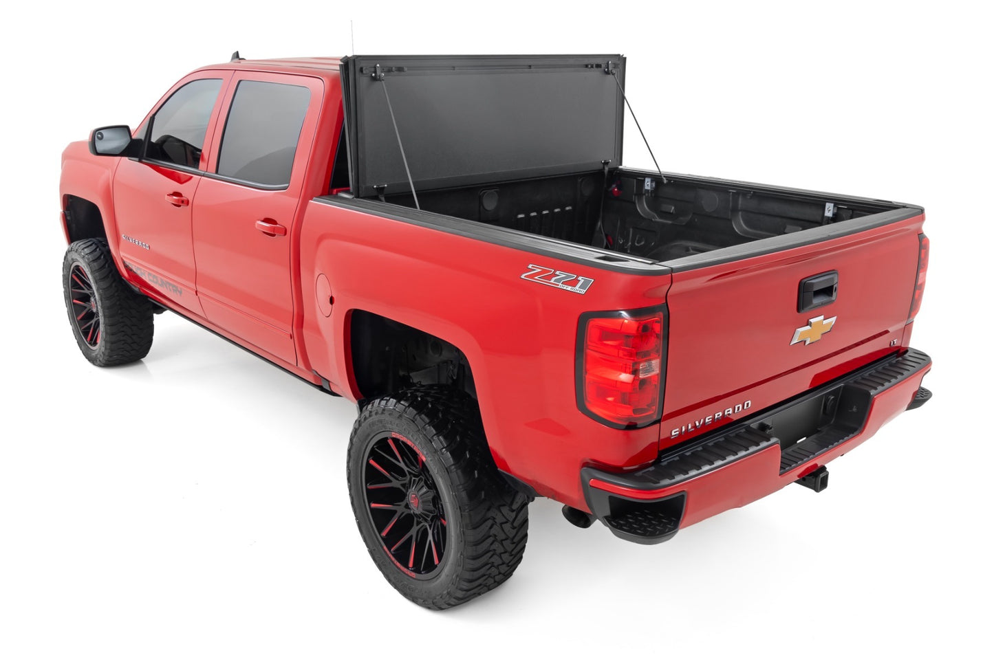 Fits Chevy 1500 (14-19) Hard Tri-Fold Flip Up Bed Cover 6'7" Bed 49119651