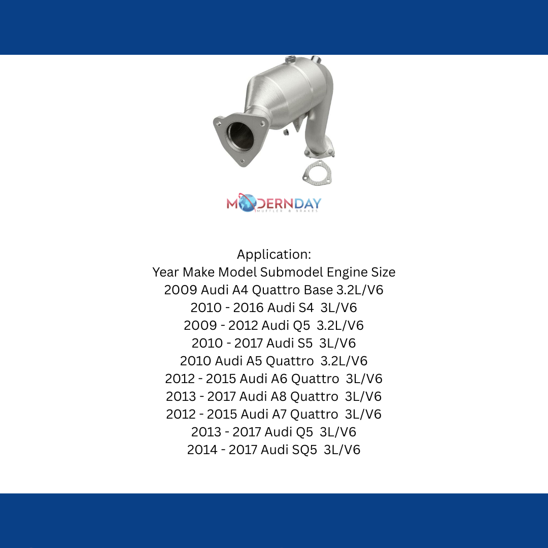 2009 Audi A4 Quattro Direct-Fit Catalytic Converter 49136 Magnaflow