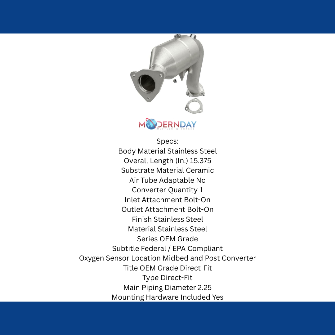 2009 Audi A4 Quattro Direct-Fit Catalytic Converter 49136 Magnaflow