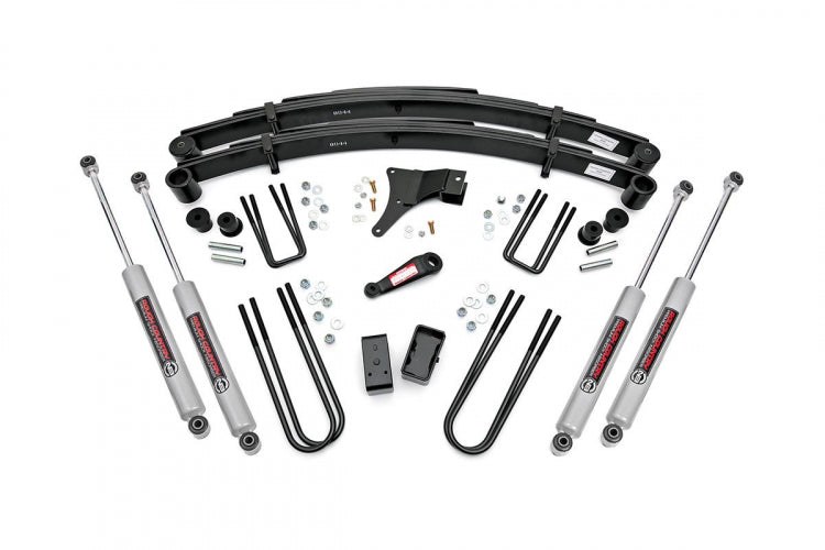Fits Ford F-350 4WD (1982-1985) 4 Inch Lift Kit; 4918230