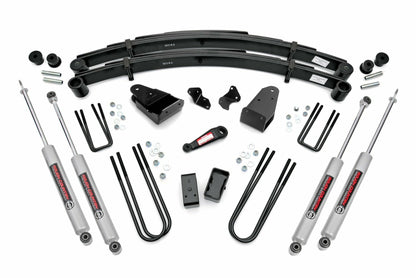 Fits Ford F-350 4WD (1982-1985) 4 Inch Lift Kit; 4918230