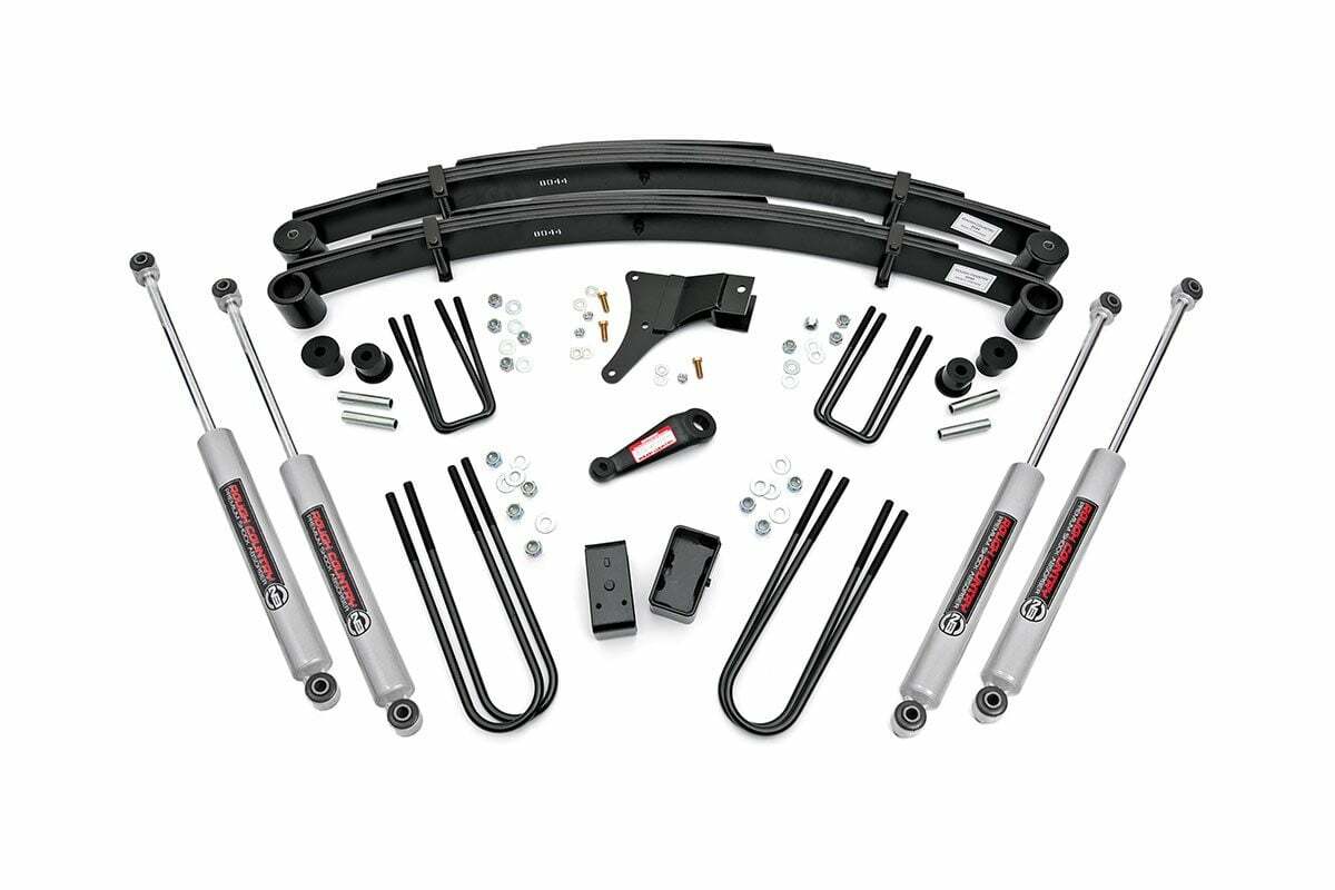 Fits Ford F-350 4WD (1986-1997) 4 Inch Lift Kit; 4918630