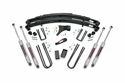 Fits Ford F-350 4WD (1986-1997) 4 Inch Lift Kit; 4918630