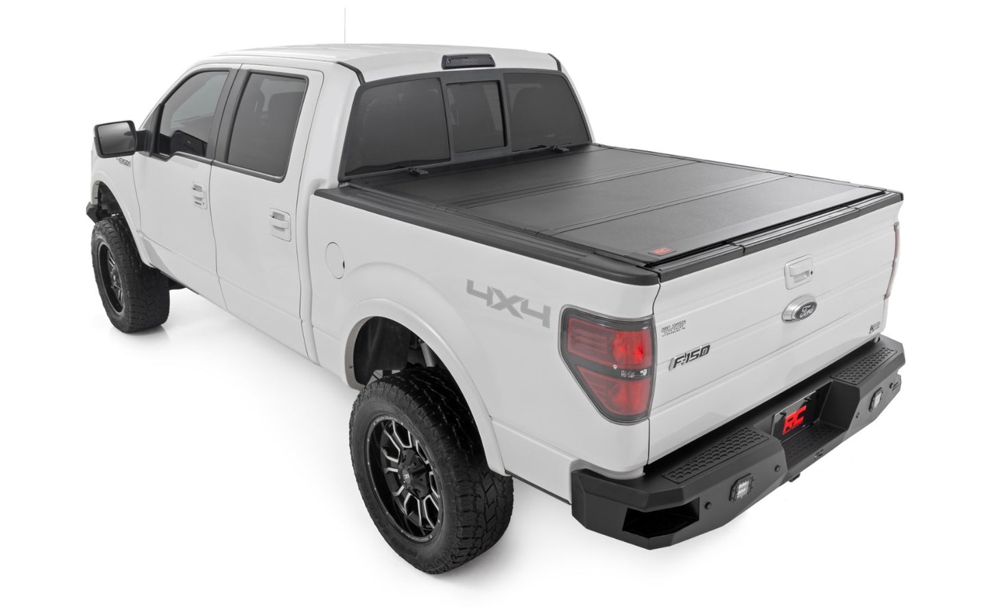 Fits Ford F-150 (2004-2014) Hard Tri-Fold Flip Up Bed Cover 5'7" Bed 49214550