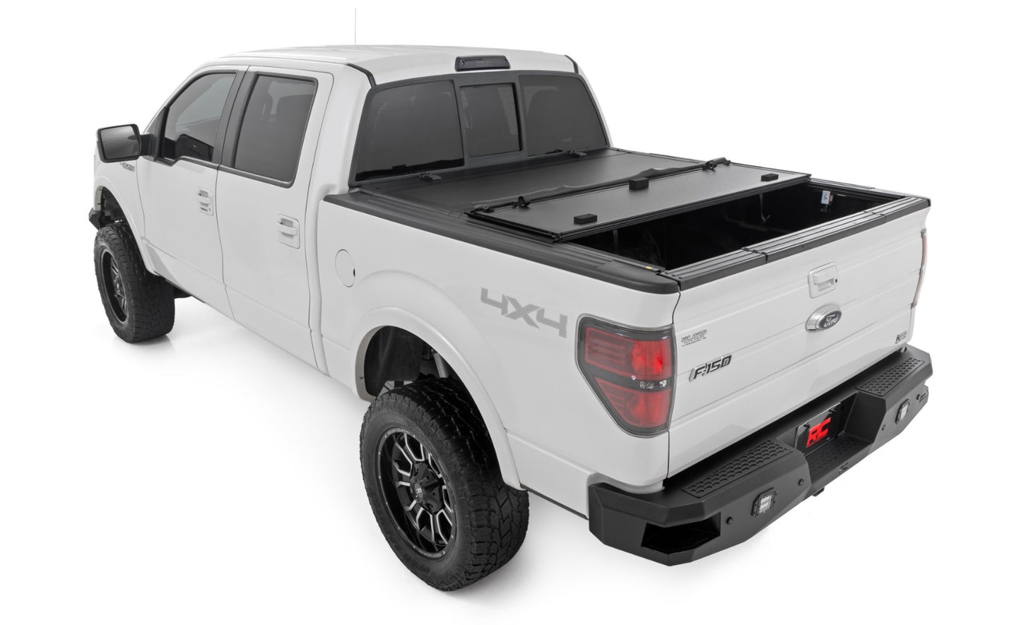 Fits Ford F-150 (2004-2014) Hard Tri-Fold Flip Up Bed Cover 6'7" Bed 49214650