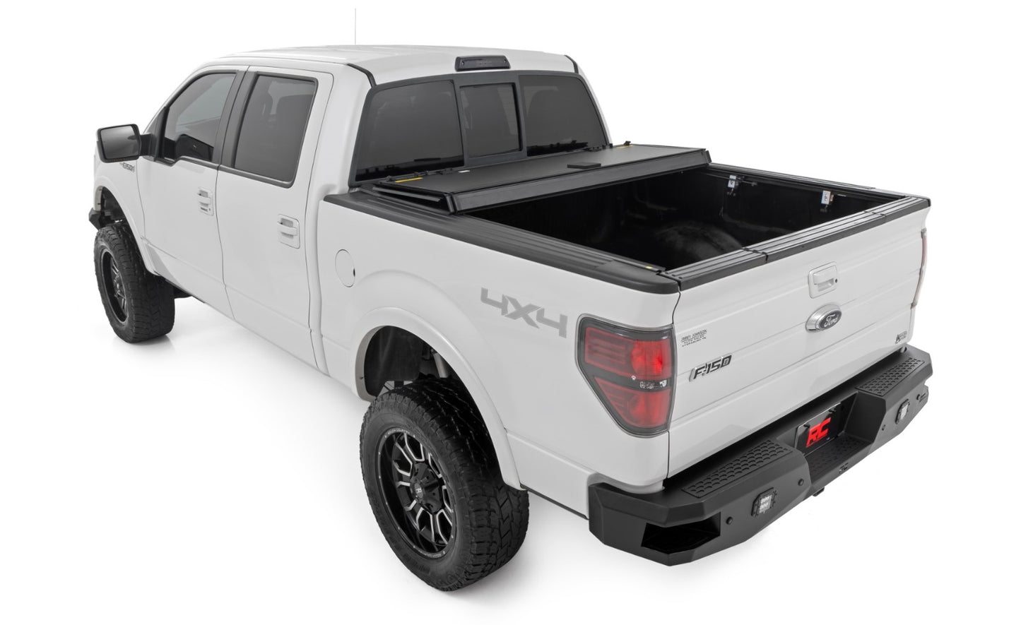 Fits Ford F-150 (2004-2014) Hard Tri-Fold Flip Up Bed Cover 6'7" Bed 49214650
