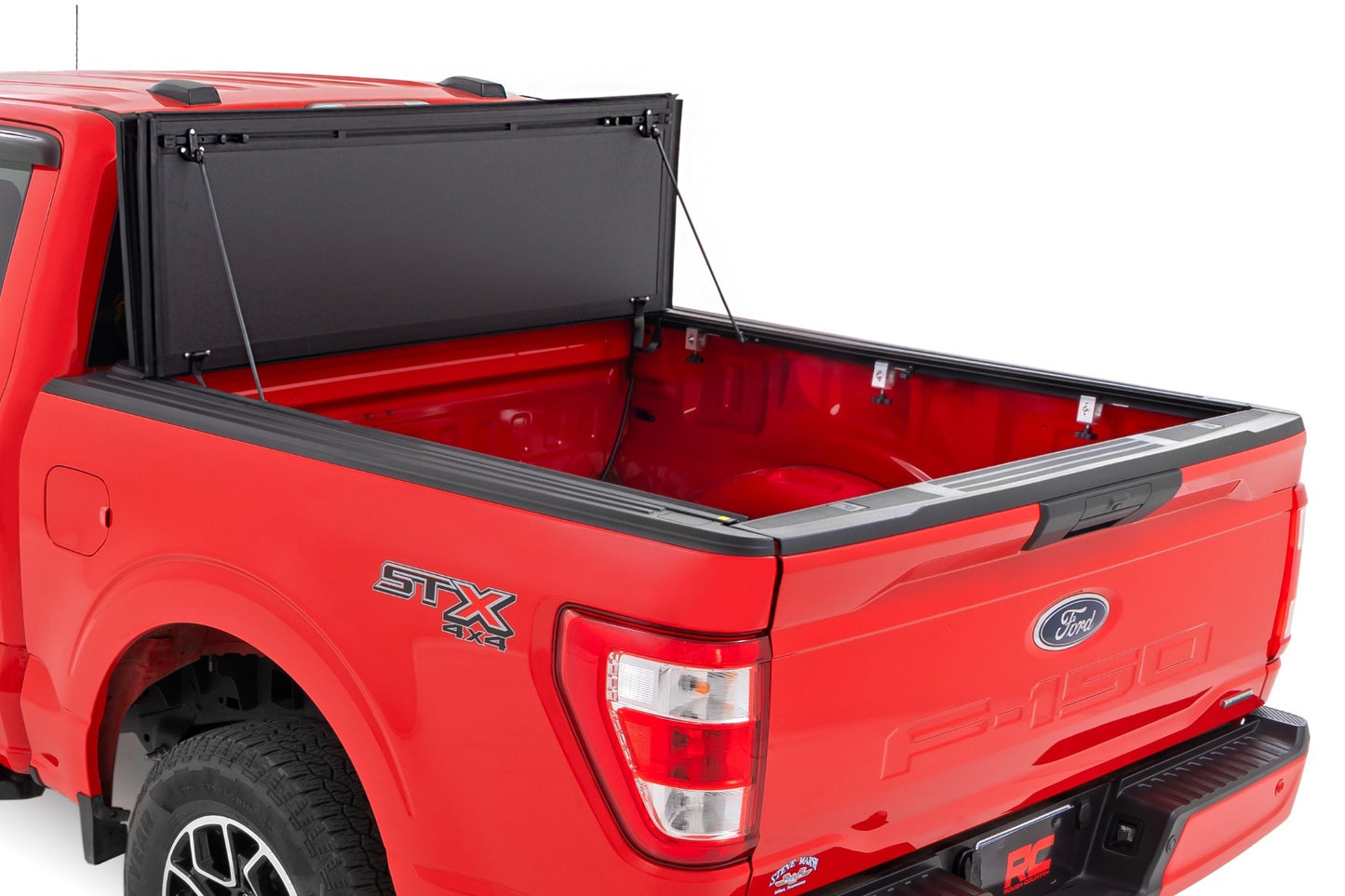 Fits Ford F-150 (2015-2020) Hard Tri-Fold Flip Up Bed Cover 5'7" Bed 49220550