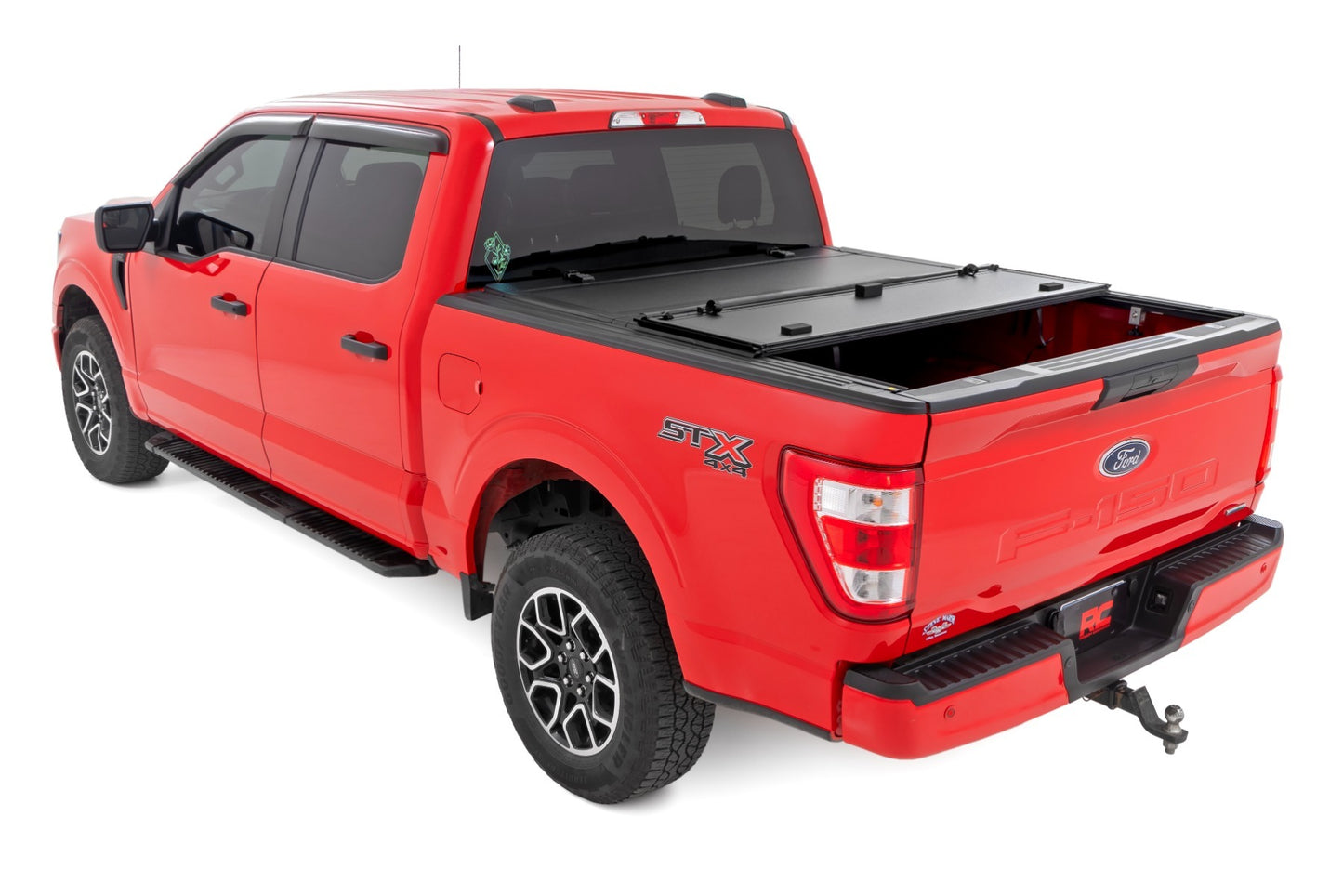 Fits Ford F-150 (2015-2020) Hard Tri-Fold Flip Up Bed Cover 5'7" Bed 49220550