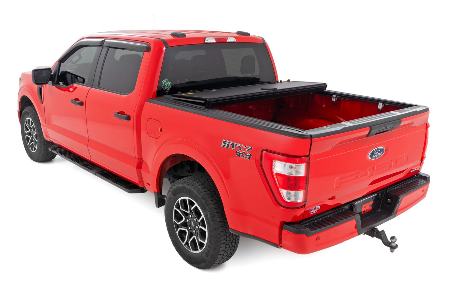 Fits Ford F-150 (2015-2020) Hard Tri-Fold Flip Up Bed Cover 5'7" Bed 49220550