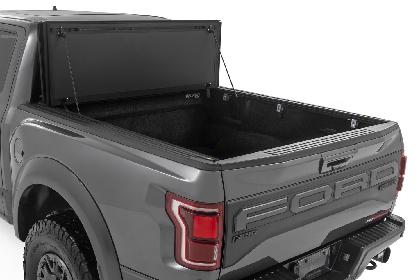 Fits Ford F-150(21-24) Hard Tri-Fold Flip Up Bed Cover 5'7" Bed 49221550