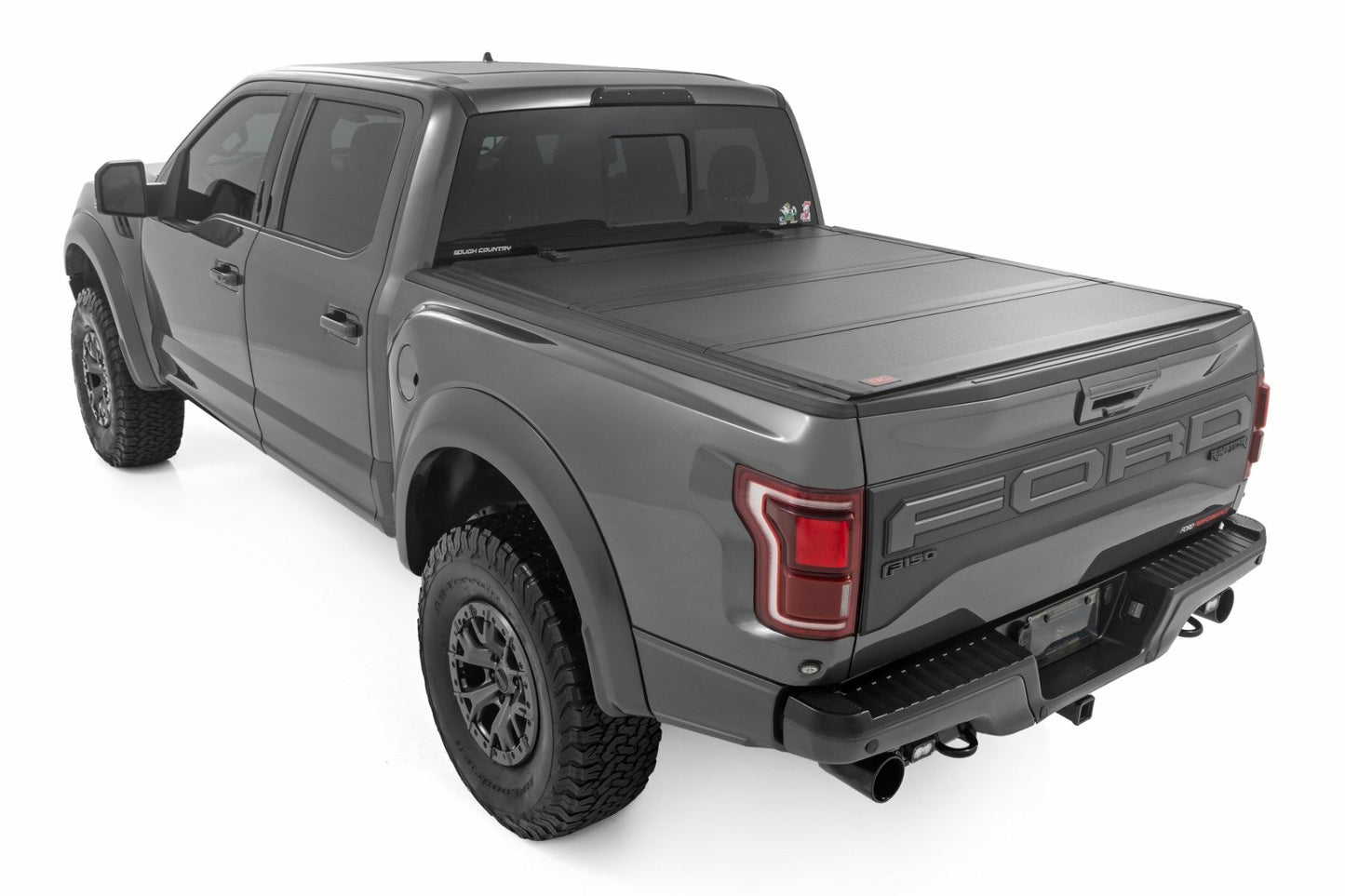 Fits Ford F-150(21-24) Hard Tri-Fold Flip Up Bed Cover 5'7" Bed 49221550