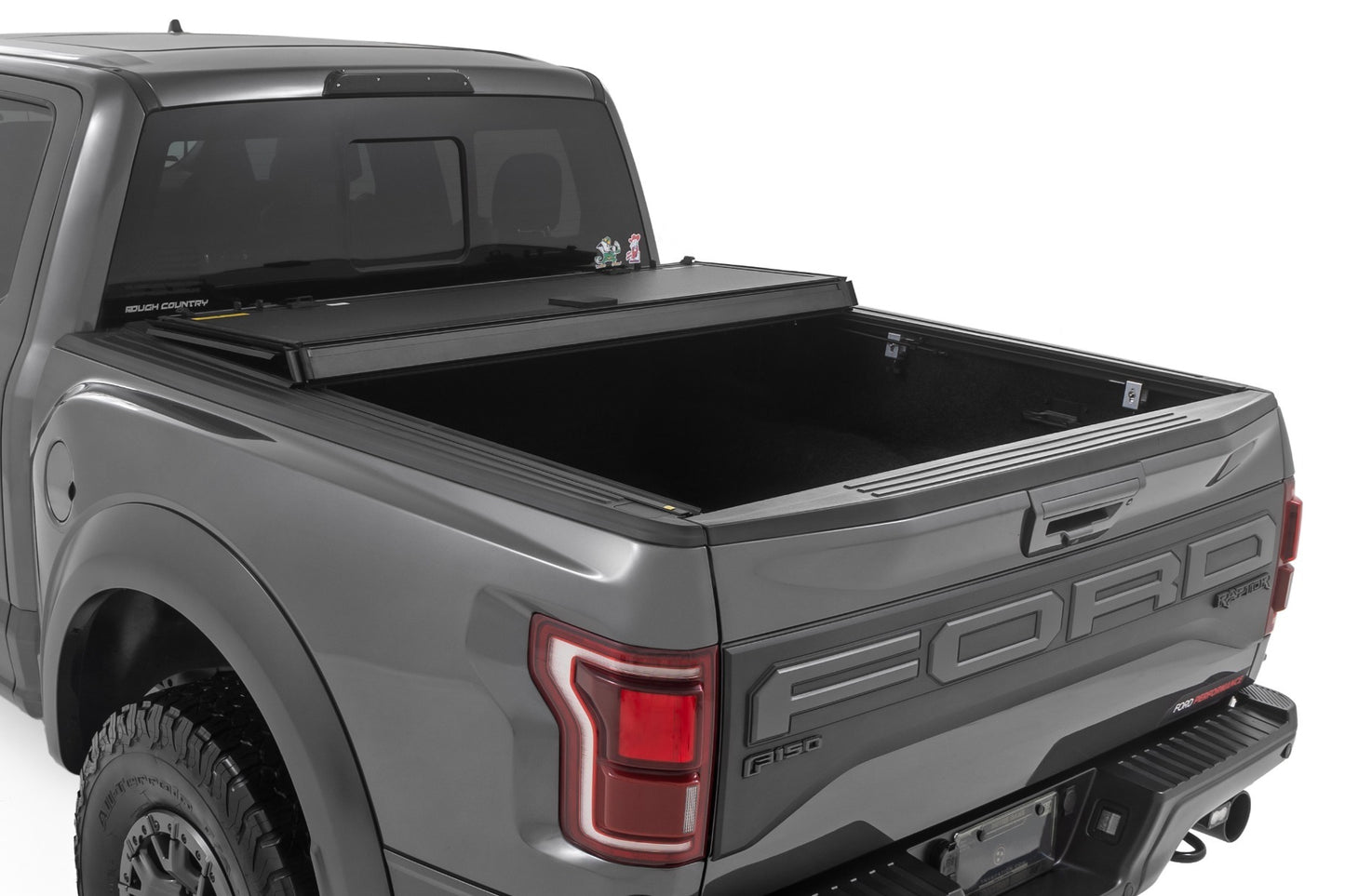 Fits Ford F-150(21-24) Hard Tri-Fold Flip Up Bed Cover 5'7" Bed 49221550
