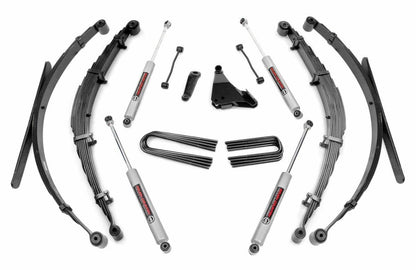 Fits Ford F-250/F-350 Super Duty 4WD (1999) 6 Inch Lift Kit; Rear Springs; 49230