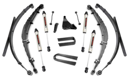 Fits Ford F-250/F-350 SD 4WD (1999) 6" Lift Kit; Rear Springs; V2; 49270