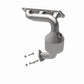 02-03 MPV 3.0 frt mani OEM Direct-Fit Catalytic Converter 49312 Magnaflow
