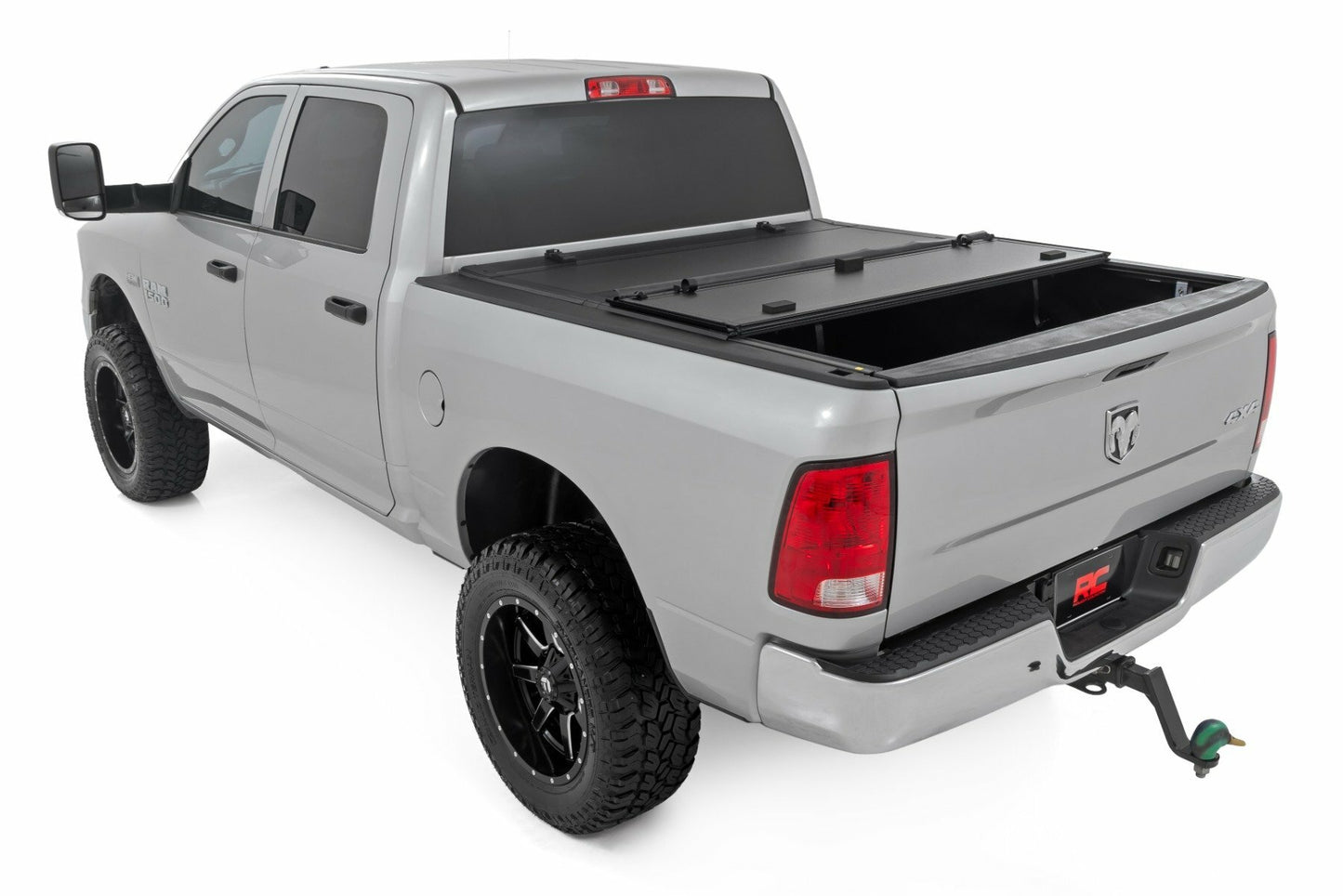 Fits Ram 1500(09-18) Hard Tri-Fold Flip Up Bed Cover 6'4" Bed 49318650