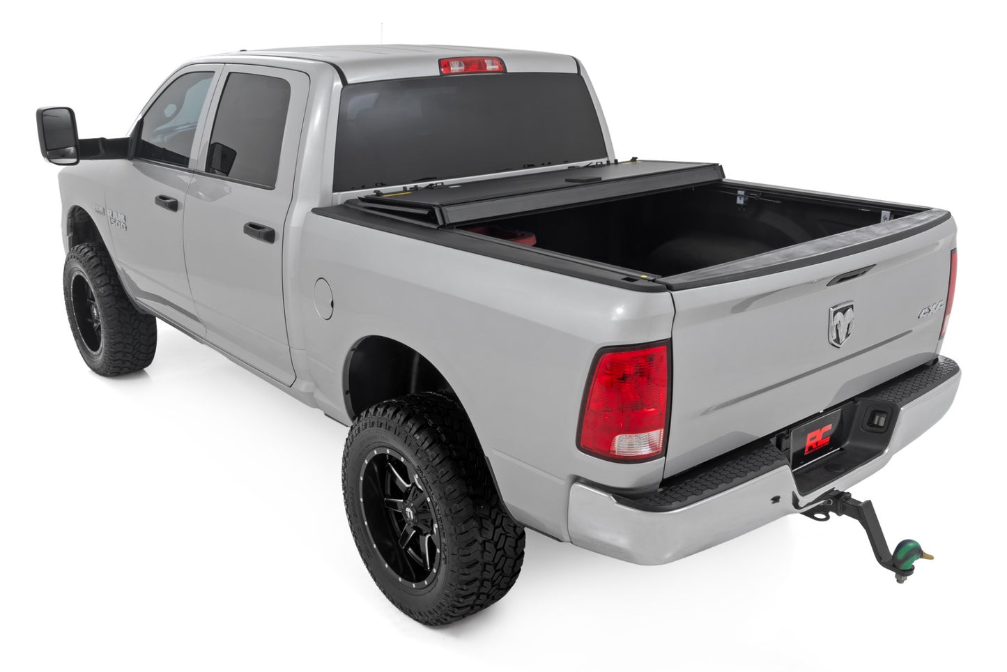 Fits Ram 1500(09-18) Hard Tri-Fold Flip Up Bed Cover 6'4" Bed 49318650