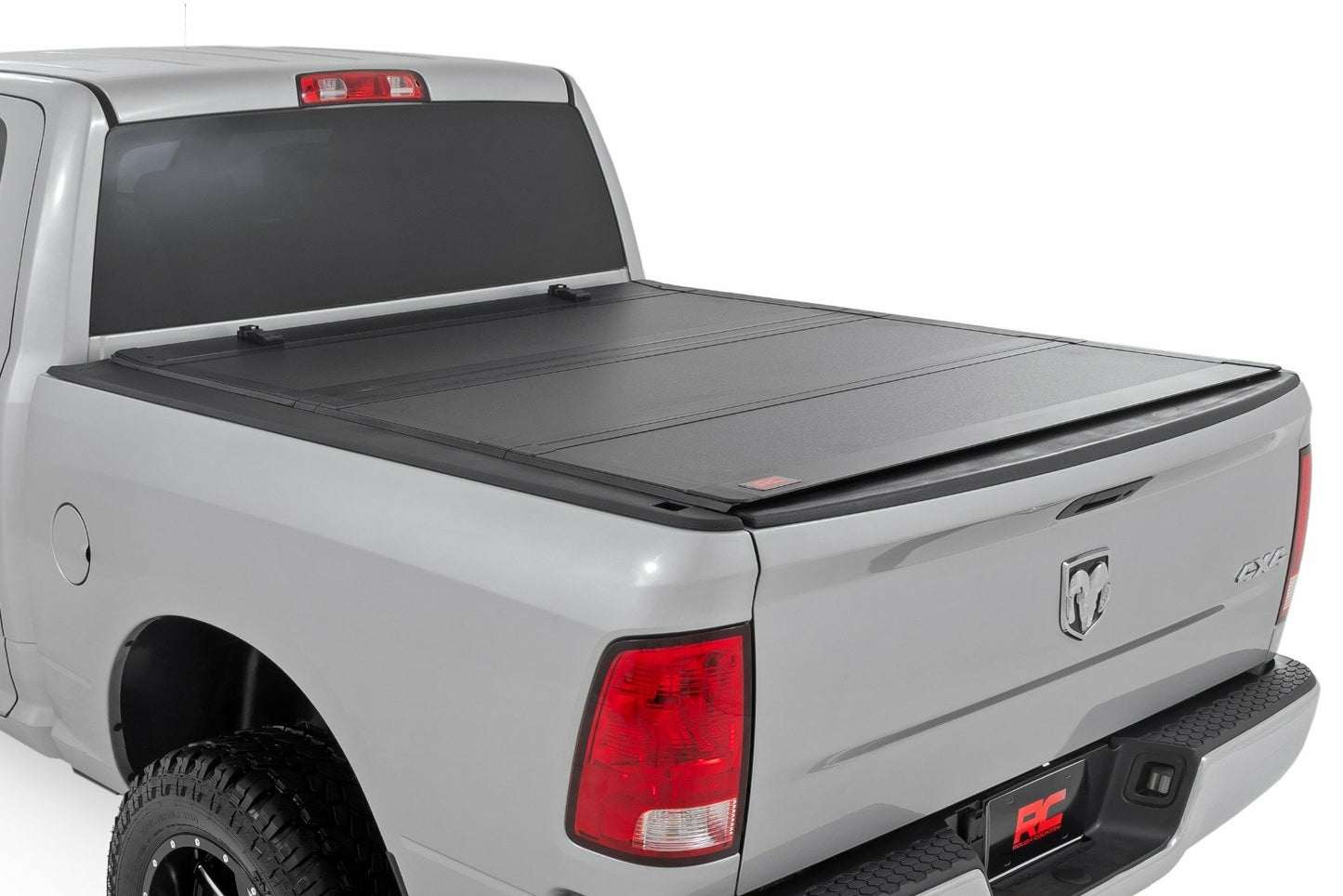Fits Ram 1500(09-18) Hard Tri-Fold Flip Up Bed Cover 6'4" Bed 49318650