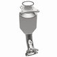 04-05 Maxima rr man OEM Direct-Fit Catalytic Converter 49322 Magnaflow