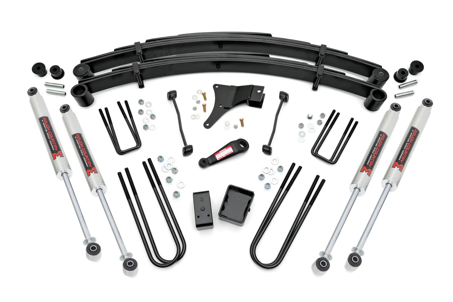 Fits Ford F-250/F-350 SD 4WD (1999) 6" Lift Kit; Rear Blocks; M1; 49340