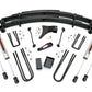 Fits Ford F-250/F-350 SD 4WD (1999) 6" Lift Kit; Rear Blocks; V2; 49370