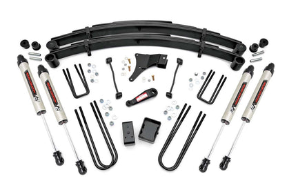Fits Ford F-250/F-350 SD 4WD (1999) 6" Lift Kit; Rear Blocks; V2; 49370