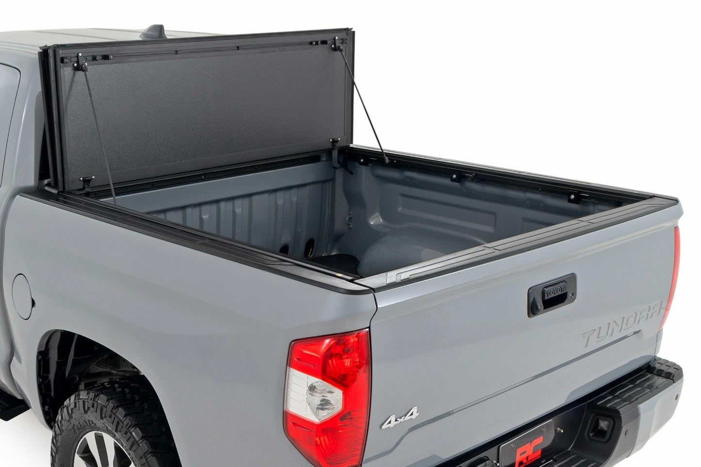 Fits Toyota Tundra (07-21) Hard Tri-Fold Flip Up Bed Cover 5'7" Bed 49414551