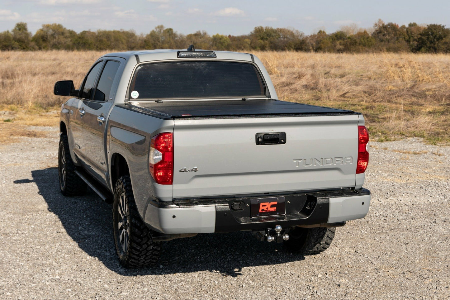 Fits Toyota Tundra (07-21) Hard Tri-Fold Flip Up Bed Cover 5'7" Bed 49414551