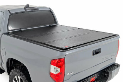 Fits Toyota Tundra (07-21) Hard Tri-Fold Flip Up Bed Cover 5'7" Bed 49414551