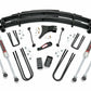 Fits Ford F-250/F-350 SD 4WD (1999) 4" Lift Kit; Rear Blocks; M1; 49440