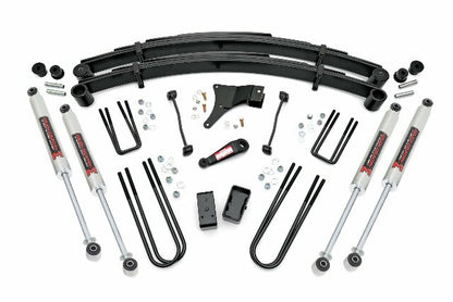 Fits Ford F-250/F-350 SD 4WD (1999) 4" Lift Kit; Rear Blocks; M1; 49440