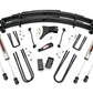 Fits Ford F-250/F-350 SD 4WD (1999) 4" Lift Kit; Rear Blocks; V2; 49470