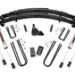 Fits Ford F-250/F-350 SD 4WD (99-04) 4" Lift Kit; Rear Blocks; V2; 49570