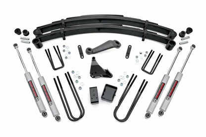 Fits Ford F-250/F-350 SD 4WD (1999-2004) 6" Lift Kit; Rear Blocks; 49630