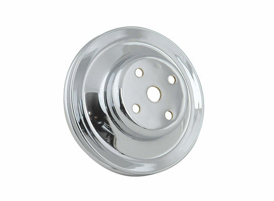 Mr. Gasket Water Pump Pulley - Chrome - Double Groove - 4967