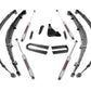 Fits Ford F-250/F-350 SD 4WD (1999-2004) 6" Lift Kit; Rear Springs; 49730