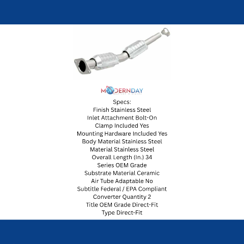 2004-2009 Toyota Prius Direct Fit High-Flow Catalytic Converter 49752 Magnaflow