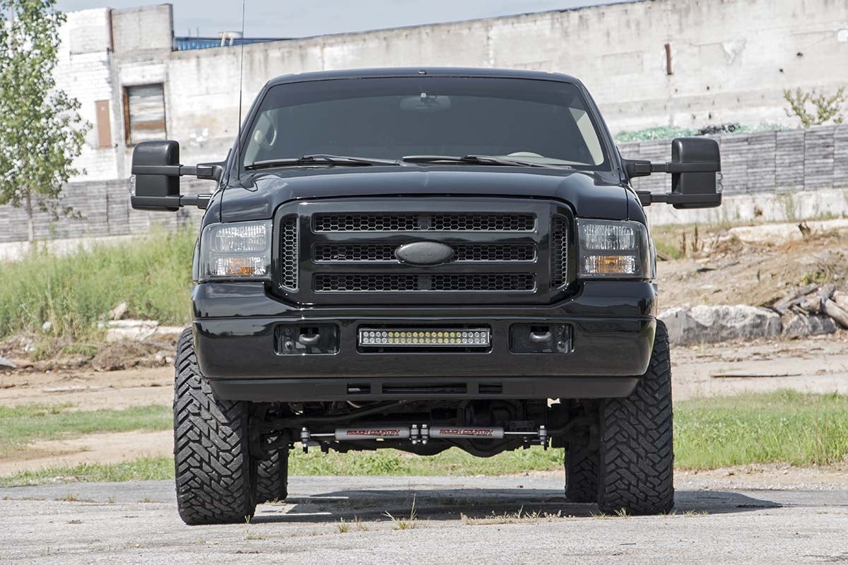 Fits Ford F-250/F-350 SD 4WD (99-04) 2" Leveling Kit; Leaf Block; 49800